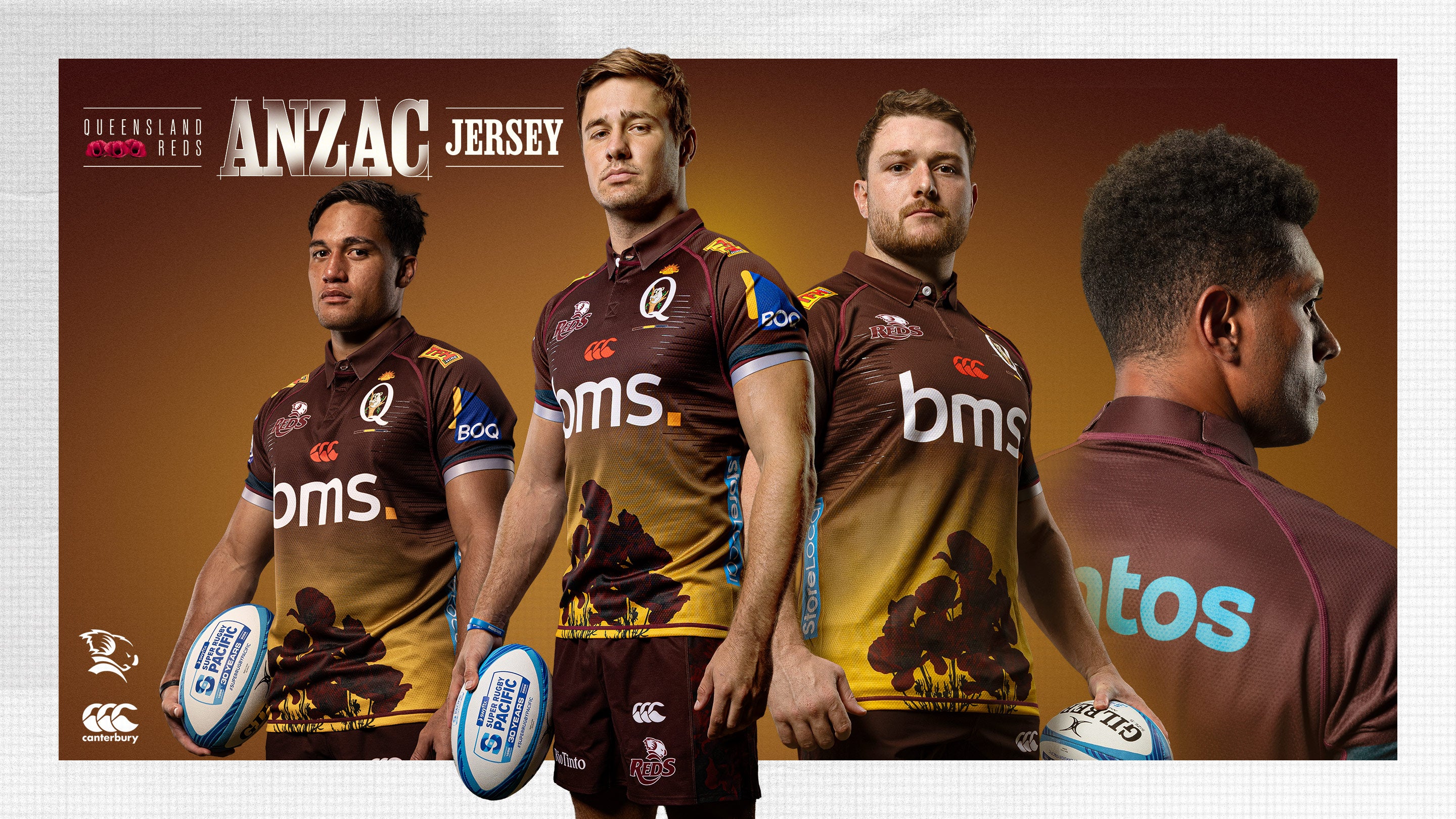 Queensland Reds 2023シーズンジャージ Mサイズ Queensland Reds Rugby Official Apparel
