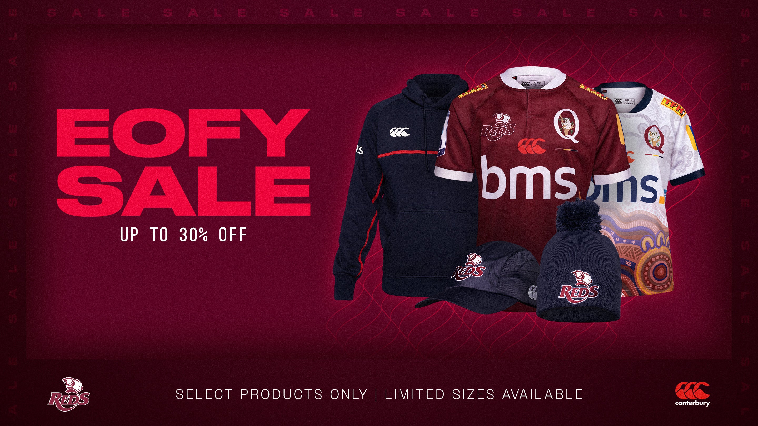 Queensland Reds Rugby Official Apparel