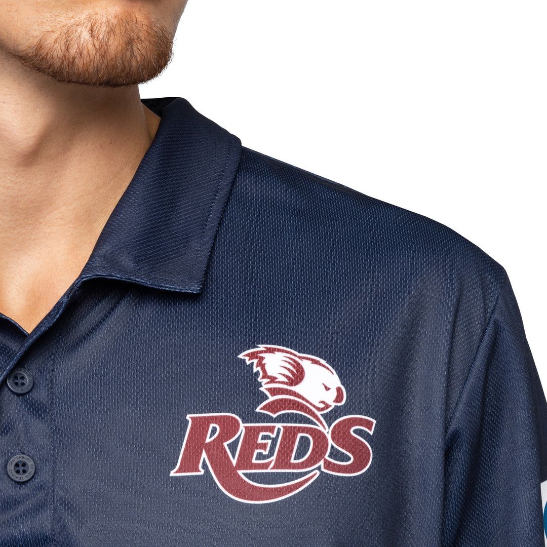 新品 クイーンズランド REDS ポロシャツ M ラグビー スーパー14